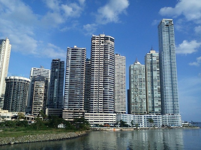 Panama City sea front